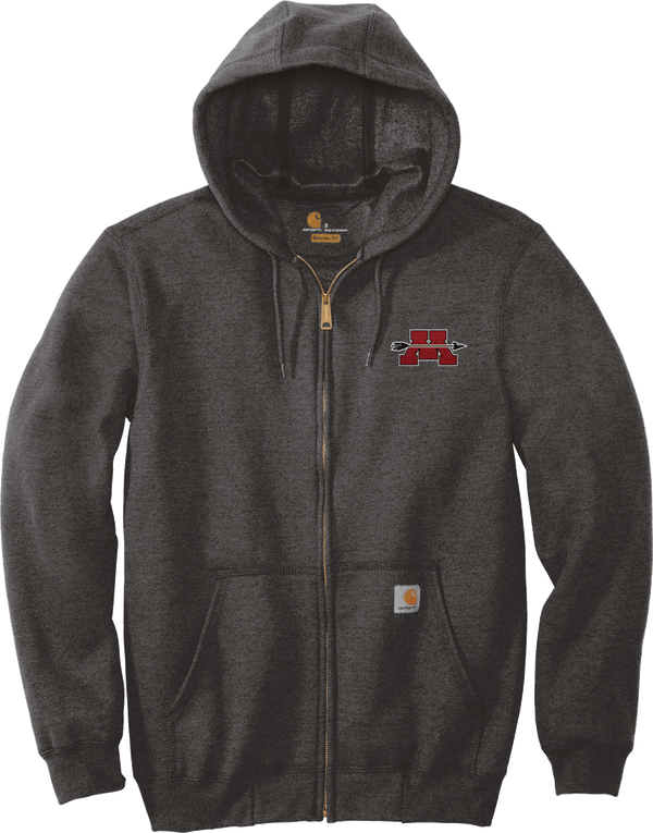 Mercer Arrows Carhartt Midweight Hooded Zip-Front Sweatshirt