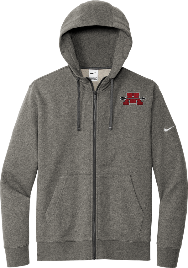 Mercer Arrows Nike Club Fleece Sleeve Swoosh Full-Zip Hoodie