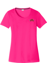 Mercer Arrows Ladies PosiCharge Competitor Cotton Touch Scoop Neck Tee