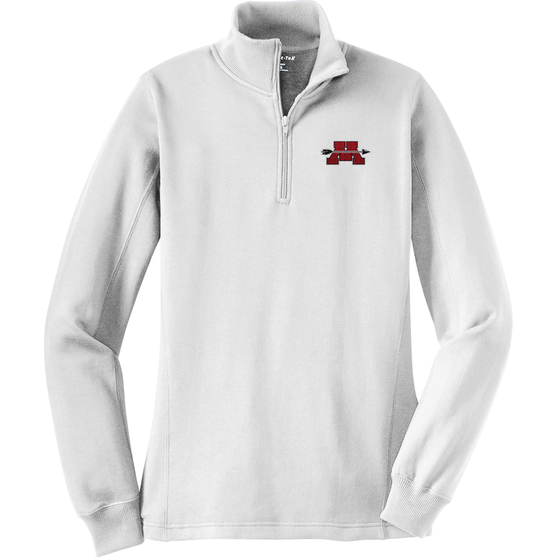 Mercer Arrows Ladies 1/4-Zip Sweatshirt